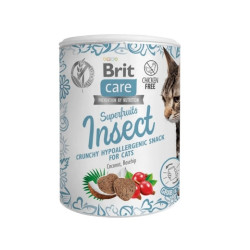 BRIT CARE CAT SNACK SF- INSECTO 6x100gr