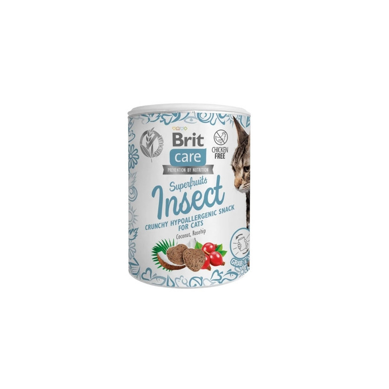 BRIT CARE CAT SNACK SF- INSECTO 6x100gr