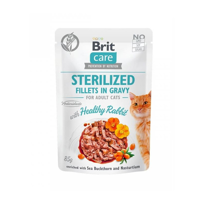 BRIT CARE CAT STERILIZ-CONE POUCH 24x85g