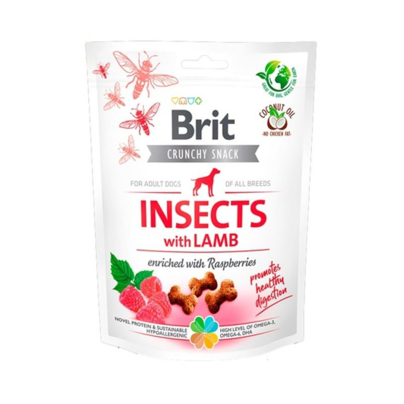 BRIT CARE DOG CRUNCHY-INS CORDERO 6x200g