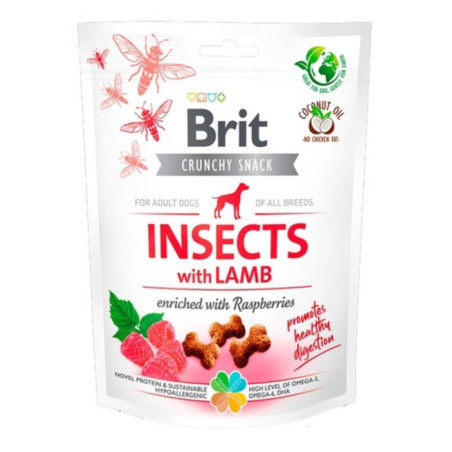 BRIT CARE DOG CRUNCHY-INS CORDERO 6x200g