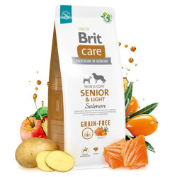 BRIT CARE DOG GF SENIOR-LIGHT SALMO 12kg