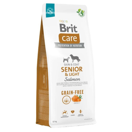 BRIT CARE DOG GF SENIOR-LIGHT SALMO 12kg