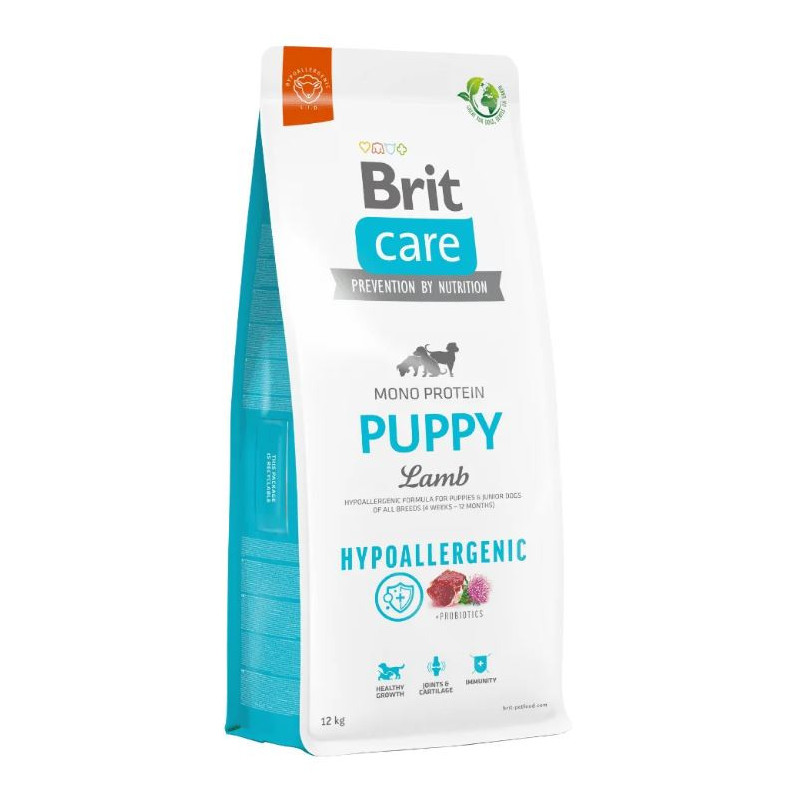 BRIT CARE DOG HYPO- PUPPY CORDERO 3kg