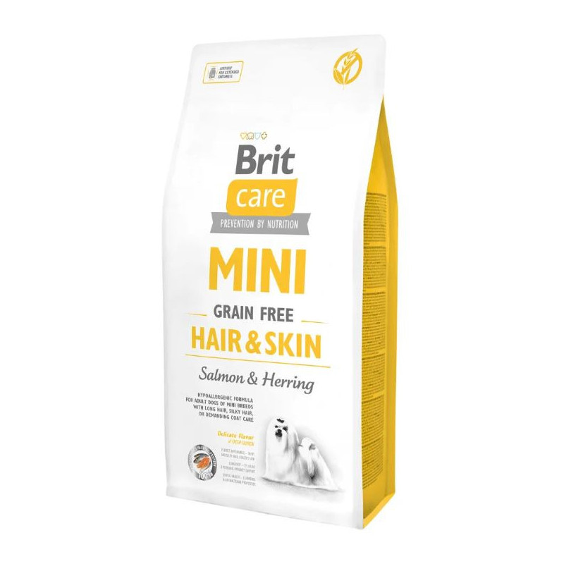 BRIT CARE DOG MINI GF- HAIR SKIN 400g