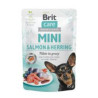 BRIT CARE DOG MINI SALM-AREN POUCH24x85g