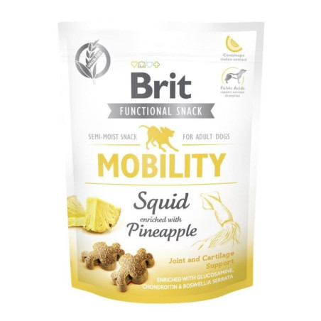 BRIT CARE DOG SNACK MOB- CALAMAR 10x150g