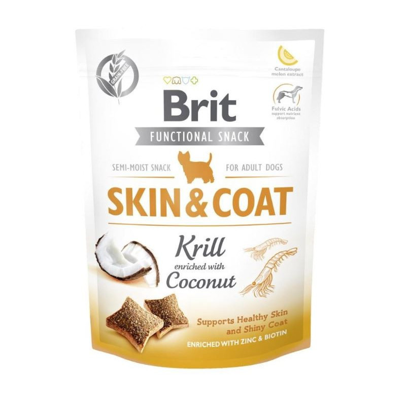 BRIT CARE DOG SNACK- SKIN COAT 10x150g
