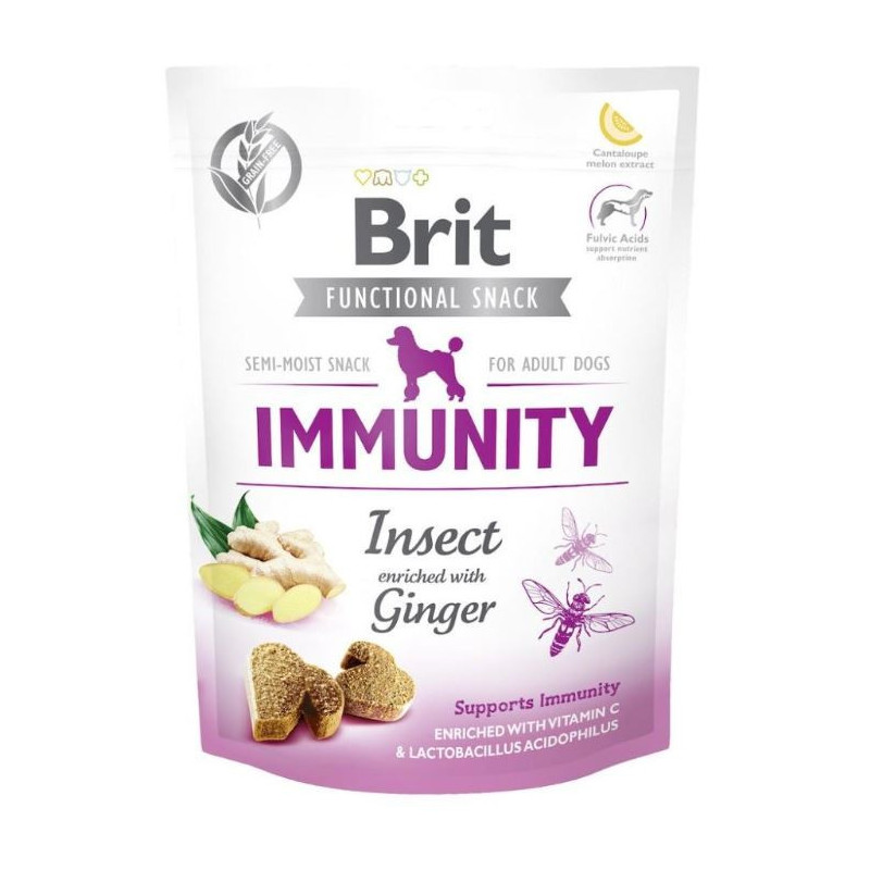 BRIT CARE DOG SNACK-IMMUNITY INSE10x150g