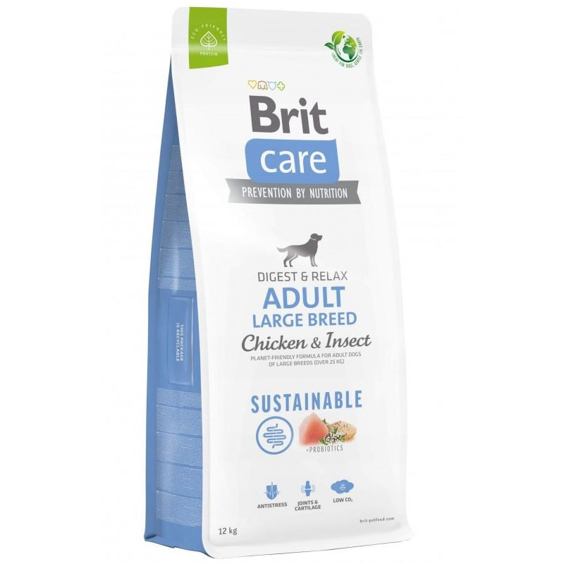 BRIT CARE DOG SUST ADULT R-GDE POLLO12kg