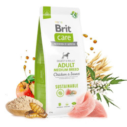 BRIT CARE DOG SUST ADULT R-MED POLLO12kg