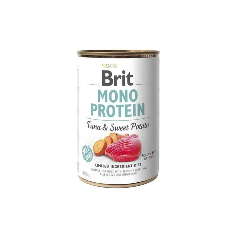 BRIT CARE MONO PROT ATUN- PATATA 6x400g