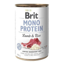 BRIT CARE MONO PROT-CORDERO ARROZ 6x400g