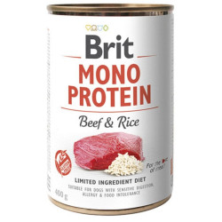 BRIT CARE MONO PROT-TERNERA ARROZ 6x400g