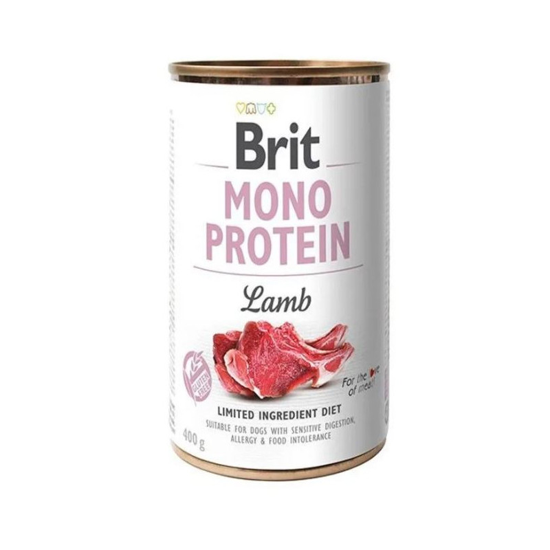 BRIT MONO PROTEIN- CORDERO 6x400g