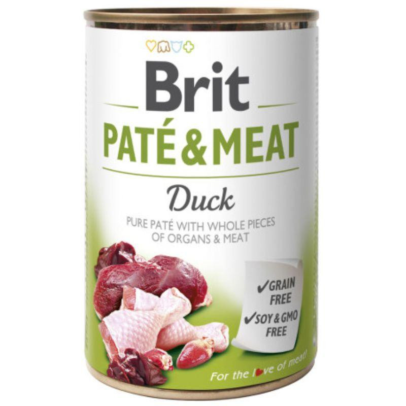 BRIT DOG PATE MEAT PATO- 6x400g