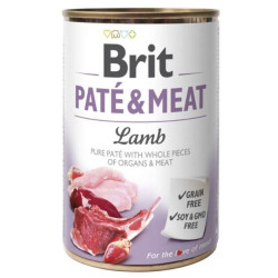 BRIT DOG PATE MEAT- CORDERO 6x400g