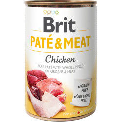 BRIT DOG PATE MEAT- POLLO 6x400g
