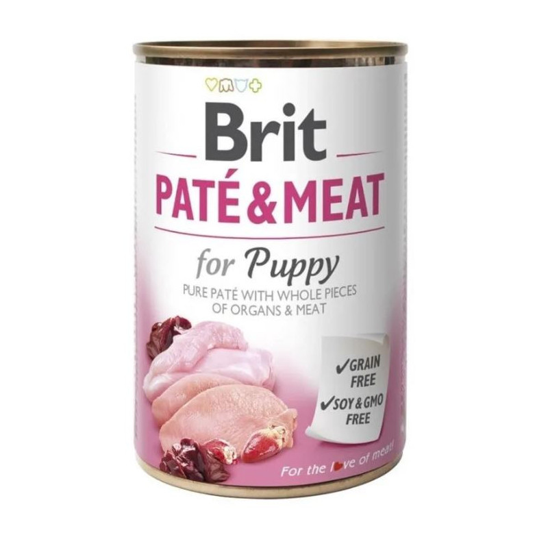 BRIT DOG PATE MEAT- PUPPY 6x400g