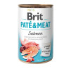 BRIT DOG PATE MEAT- SALMON 6x400g