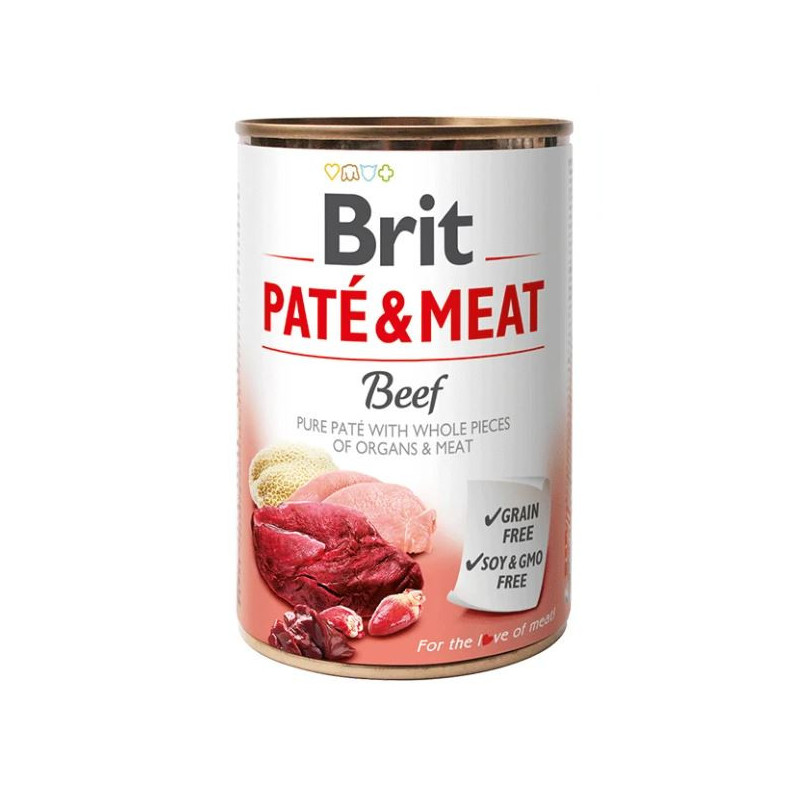BRIT DOG PATE MEAT- TERNERA  6x400g