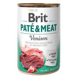 BRIT DOG PATE MEAT- VENADO 6x400g