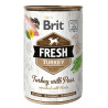 BRIT FRESH DOG PAVO- GUISANTES  6x400g