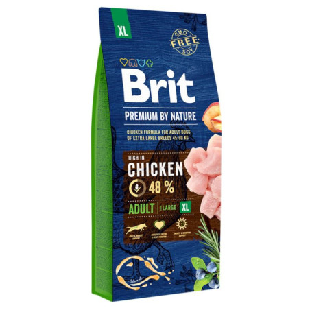 BRIT PREMIUM DOG NATURE- ADULT XL 15kg