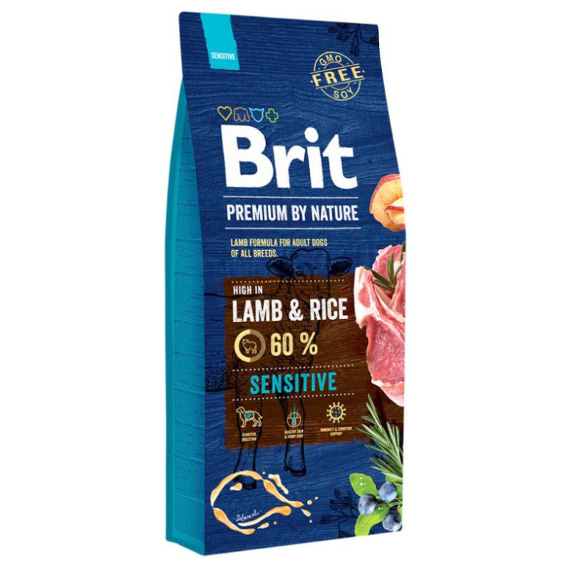BRIT PREMIUM DOG NATURE- SENSIT CORD 3kg