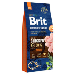 BRIT PREMIUM DOG NATURE- SPORT 15kg