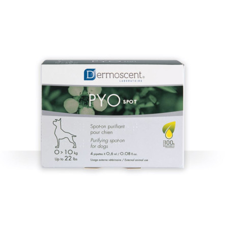 DERMOSCENT PYOSPOT PERRO 0-10kg 4pip