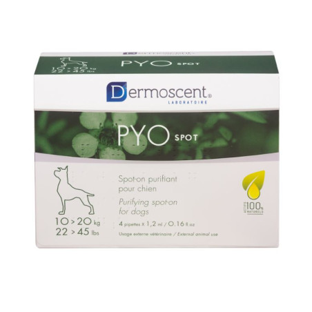 DERMOSCENT PYOSPOT PERRO 10-20kg 4pip