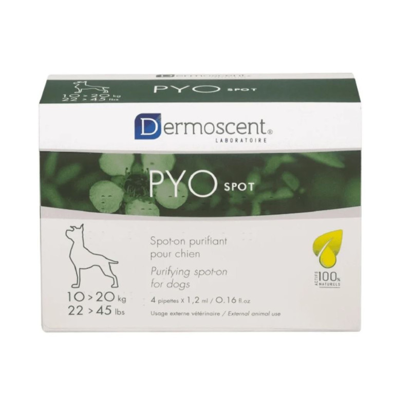DERMOSCENT PYOSPOT PERRO 20-40kg 4pip