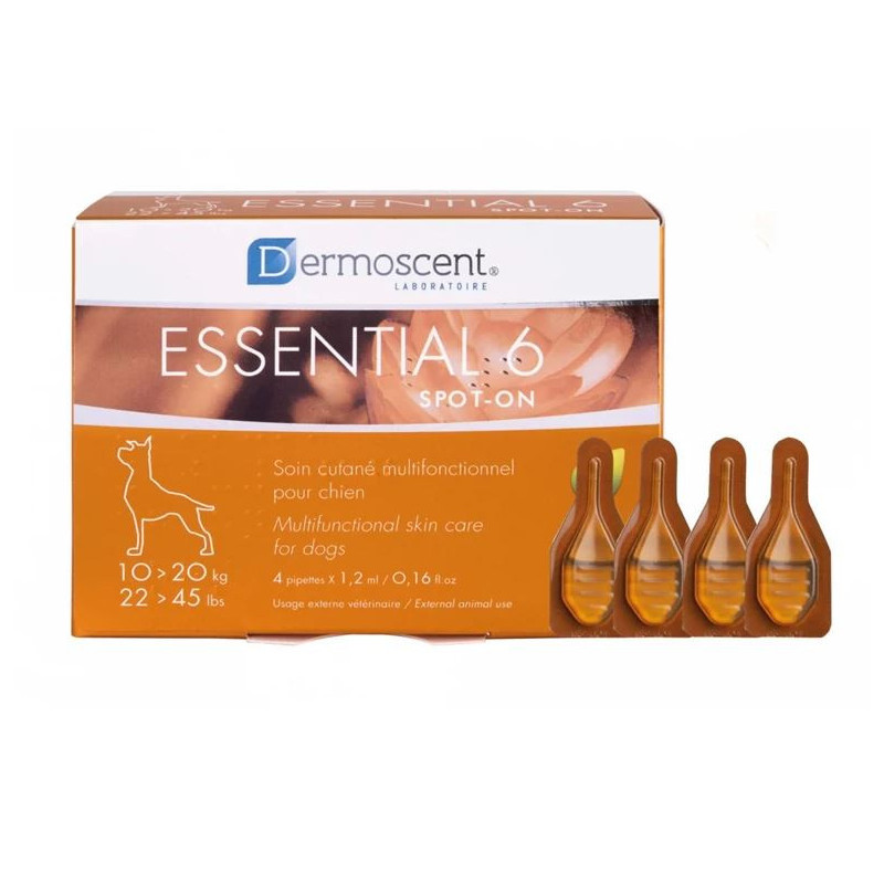 ESSENTIAL 6 SPOT-ON PERRO 10-20kg 4pip