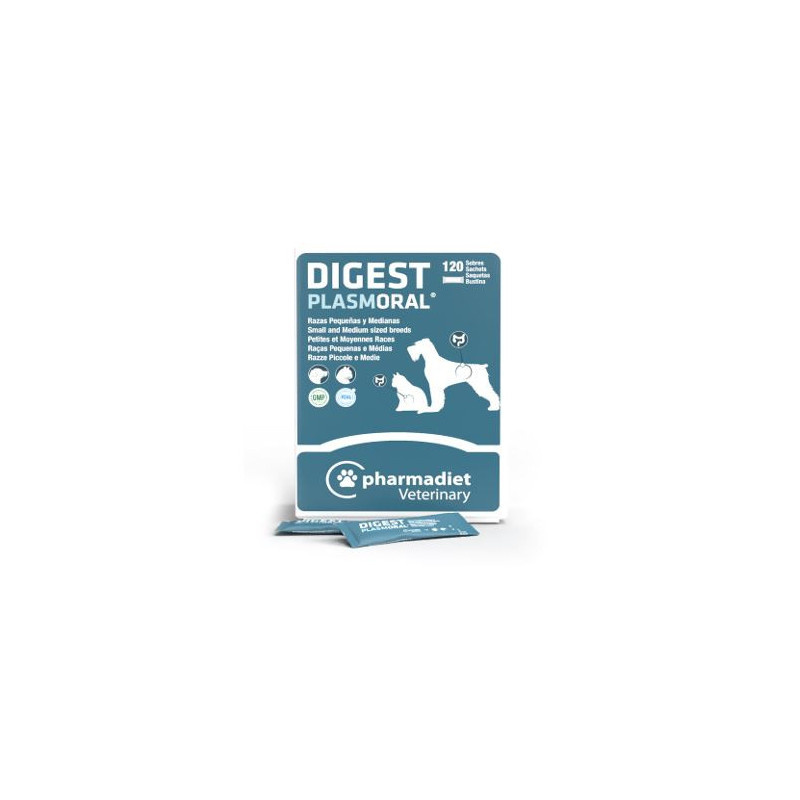 DIGEST PLASMORAL RAZAS PEQ/MED 120sobres