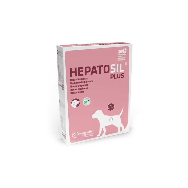 HEPATOSIL PLUS RAZAS MED Y GRANDES 30cp