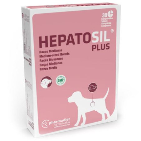 HEPATOSIL PLUS RAZAS MED Y GRANDES 30cp