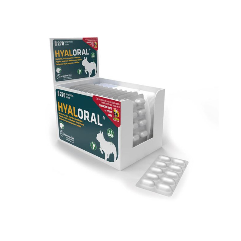 HYALORAL RZ PEQ Y MED- 270cp