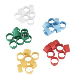 Anilla clip aves 8 mm (1 caja de 100 uds)