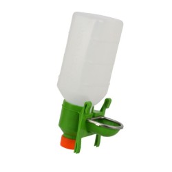 Bebedero de botella con protección inox