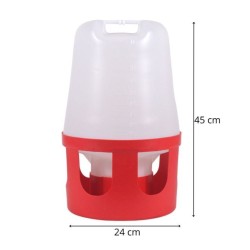 Bebedero para palomas c/protección 12 L