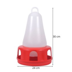 Bebedero para palomas c/protección 8 L
