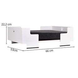 Cama para perros 66x52 cm