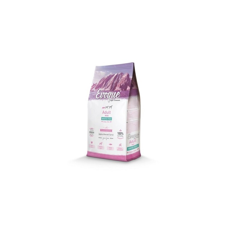 Evoque Adult Mini WHITE FISH Grain Free 8 kg