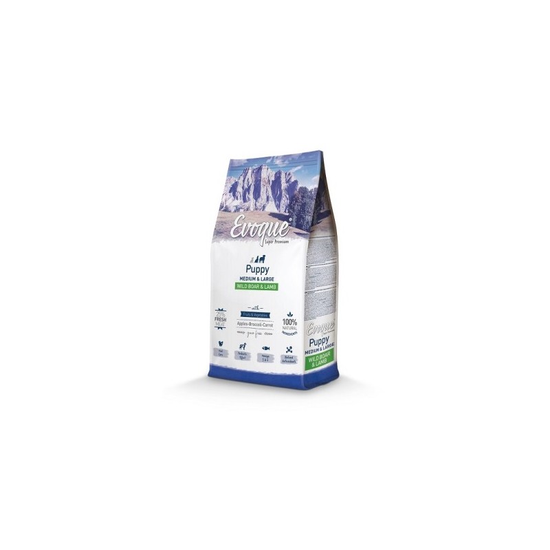 Evoque Puppy Medium Large Wild Boar & Lamb 2 kg