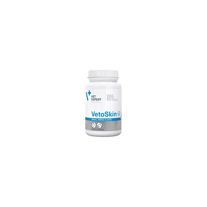 Vet Expert Vetoskin Small Breed & Cats 60 Cápsulas
