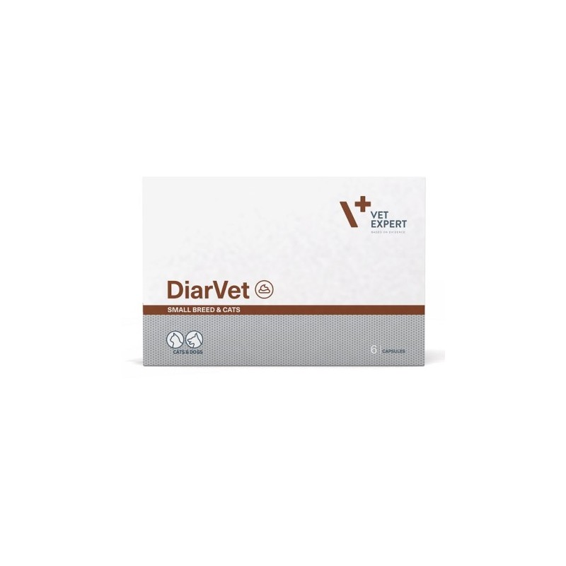 Vet Expert Diarvet Small Breed And Cats 6 Cápsulas Twist-Off
