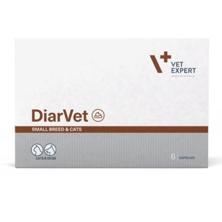 Vet Expert Diarvet Small Breed And Cats 6 Cápsulas Twist-Off