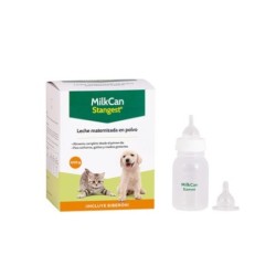 MilkCan leche maternizada para perros y gatos 400 g con biberón