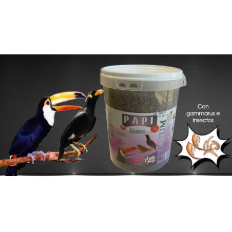 Papi Insect Premium para Loros 800 gr